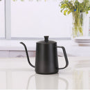 Stovetop Gooseneck Tea Coffee Kettle Stainless Steel Hot Water 600ml Black