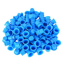 Plastic Disposable Tattoo Holder Cups Beauty Supplies Cosmetic Tool Black PACK OF 100PCS Blue