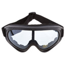 Motorcycle Ski Windproof Snowmobile Snowboard UV400 Goggles Clear Lens