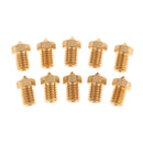 10Packs Mini 0.4mm Extruder Nozzle Print Head for 1.75mm Filament 3D Printer