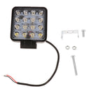 5 '' Square 48W LED Work Light Flood Lamp ATV Truck Boat Auto Car 12V/24V