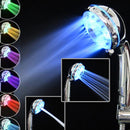 22cm LED Shower Head Bathroom Wall Mounted 3 Kinds Sprayer 7 Color Changing