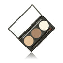 Longlasting 3 Assorted Colors Makeup Palette Eyebrow Powder Mascara Concealer Cream Palette +Brush Women Cosmetic Beauty Tools
