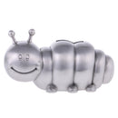 Vintage Alloy Metal Caterpillar Money Box Piggy Bank Coin Penny Saving Pot