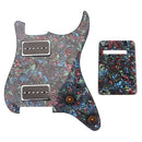 Guitar Loaded Pickguard Single Pickup HH02 +Back Cover for ST Guitar Durable
