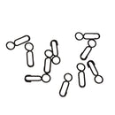 10pcs Mini Carp Fishing Quick Link Clips Round Head Snap Safty Connector Pin