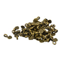 100pcs Glue on Bails For Pendants Heart Shape Charms Beads Jewlery Making
