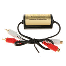 Car Stereo 2-Channels RCA Audio Noise Filter Suppressor Ground Loop Isolator 15A