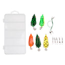 13pcs Frog Lure Crankbait Hooks with Free Tackle Box Frog Baits