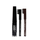 Black Super Long Fiber Curling Mascara Eyelash Extention with EyeBrow Pencils and Brow Brushes