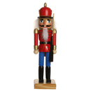 Handpainted Standing Wooden Nutcracker Soldier Nut Cracker Christmas Ornament Home Decoration Collectibles Gift
