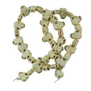 43 Pieces Turquoise White Elephant Shape Loose Beads Spacer Beads DIY Making Findings Crafts 0.59 x 0.39 x 0.19 inch
