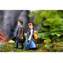1 Pair Micro Landscape Decorations Mini Resin Ornament Garden DIY Couples