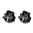 2Pcs Car H7 Xenon Lamp Bulb Base Adapter Holder Conversion Kit For Kia Black
