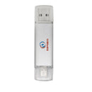DOVEWILL 2 in 1 OTG Micro USB 2.0 Flash Pen Drive Memory Stick for Android Phone PC Silver 64GB