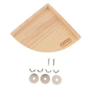 Pet Natural Wooden Stand Perch Platform for Hamster Gerbil Rat Bird Exercise Climbing Playing Toy