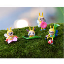 4Pieces Micro Landscape Decor Resin Animal Ornament Garden DIY Bees