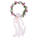 Wedding Party Floral Flower Forehead Garland Wreath Accessories Photography