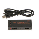 HDMI & DP & Mini DP Displayport in to HDMI out Switch Switcher for HDTV PC