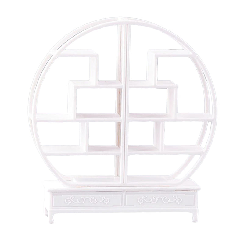 1/20 Scale DIY Chine Style Furniture Shelf Model for Home Table Decoration