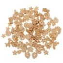100 Pieces Wood Buttons 2 Hole Mixed Buttons Animal Buttons for DIY Sewing Craft