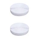 Set of 1000pcs Coins/Dots Self Adhesive Coins  Sticky Fastener- WHT