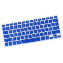 Korean / English Silicone Keyboard SKin Cover Guard Film Protector for Macbook Pro 13'' 15'' Blue