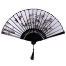 Fashionable Bamboo Foldable Chinese Handheld Fan Women Girls Prom Wedding Party Decor Accessory