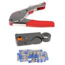 RG6 RG59 RG6 Coaxial Connectors Crimper Cable Coax Coaxial Compression Tool