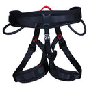 Premium Rock Climbing Half Body Harness Safety Seat Sitting Bust Belt for Outdoor Sports Mountaineering Downhill Tree Arborist Rappelling Rescue Gear Equipment