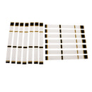 15pcs Universal White 7.68" x 0.79" Archery Arrow Shaft Stickers Wraps - Heat Shrinkable