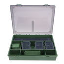Carp Coarse Sea Fishing Tackle Box System for Hooks Swivels Beads Rigs including 10 dividers can be moved to suit