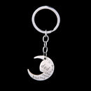 Cute Unique Design Co Workers Sisters Family Friends Key Ring Party Wedding Banquet Xmas Diwali Gift Silver Dad