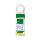 Security Accident Prevention Tag & Holder Safety Scaffolding Inspection Card