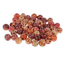 50 Pieces Vintage Printed Wooden Round Beads Jewelry Making Loose Spacer Beads 10mm