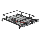 RC Roof Luggage Rack W LED Light Bar for 1/10 1/8 CC01 D90 Axial SCX10 RC4WD