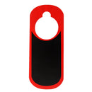 Mini Blank Tear Resistant Two Sided Wooden Door Hanger Sign Warning Tag Red Black 22x9cm