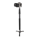 Adjustable Handheld Boom Pole Microphone for Video Light Canon Nikon Cameras