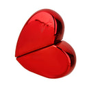 25ML Capacity Candy Heart Shape Refillable Spray Bottle Perfume Storage Holder Travel Lovers Gift Red