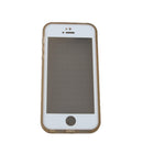 Waterproof Convenient Phone Case Cover Protector Screen Compatible For iPhone 5 5S Clear Gold