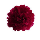 15Inch Tissue Paper Pom Pom Flower Ball Wedding Party Birthday Supplies Hanging Decor Red