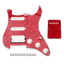 Prewired SSH Pickguard Plate Set with 17 screws,1 Rear cover,for Electric Guitar