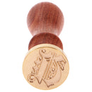 Stylish Initial Wax Seal Stamp Envelope Invitations Label Capital Letter