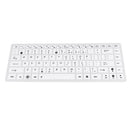Waterproof Silicone Keyboard Protector SKin Cover for ASUS K40 P80 P81 White