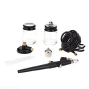 Set Of Air Brush Air hose Glass Jars Regulator Connector Dropper Painting Tool Kit For Art Paint