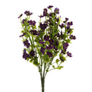 Artificial Silk Gypsophila Baby's Breath Flower Plant Home Wedding Bedroom Living Room Bridal Bouquet Decor Flowers Purple