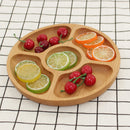 Natural Solid Wooden Snack Candy Biscuit Desert Sushi Plate Food Serving Tray Dish Bowl
