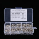 800pcs M2 4-20mm Carbon Steel Cross Flat Head Self Tapping Screws
