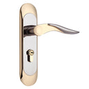 European Simplicity Indoor Latch Keys Lock Room Door Lock Handle Black