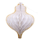 White Paper Honeycomb Hanging Decoration Birthday Wedding Fairy Party 35cm
